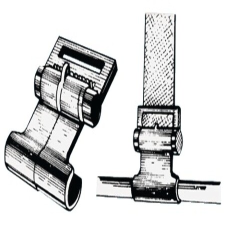 Gancio in plastica regolabile per telo coprigommone