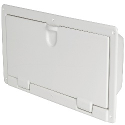 Gavone in ABS bianco lucido per montaggio a parete  2