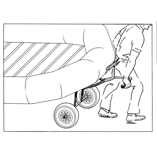 Carrello per alaggio gommoni Big  Carrelli e rulli d'alaggio O0836110 2