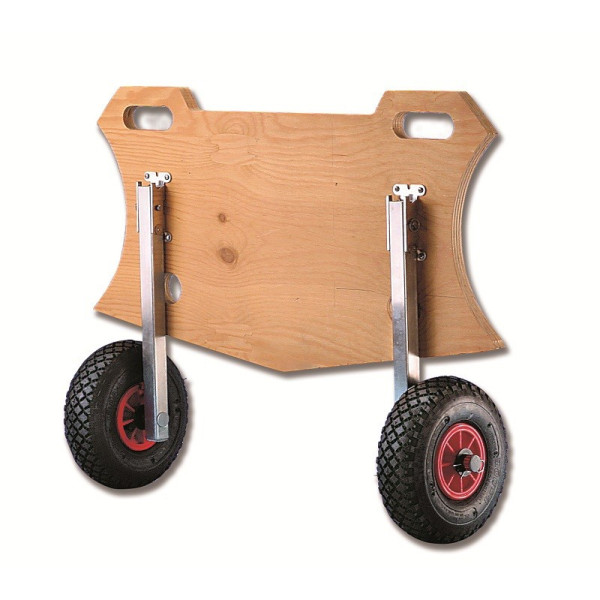 Coppia ruote di alaggio ribaltabili mod. «Mini» - Carrelli e rulli d'alaggio - O0826062