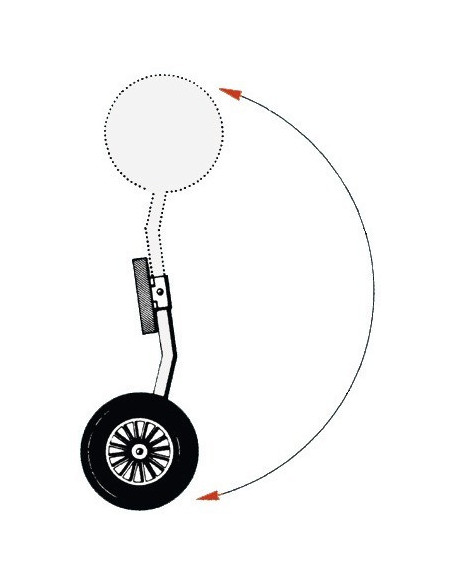 Couple stern wheels folding to beach rubber boats - Boat trailer and wheels - O0826062