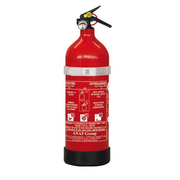 MED type-tested powder extinguishers with pressure gauge - SAFETY - 3145002