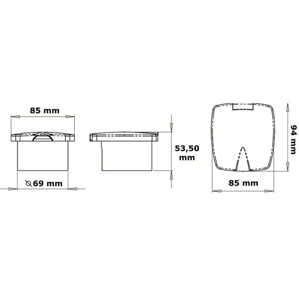 Box doccia NEW EDGE Mizar coperchio Bianco - Docce e box doccia - 1524300 2