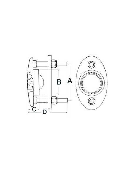 Aggancio per corda sci nautico da incasso - Sci nautico e Wakeboard - 6421500