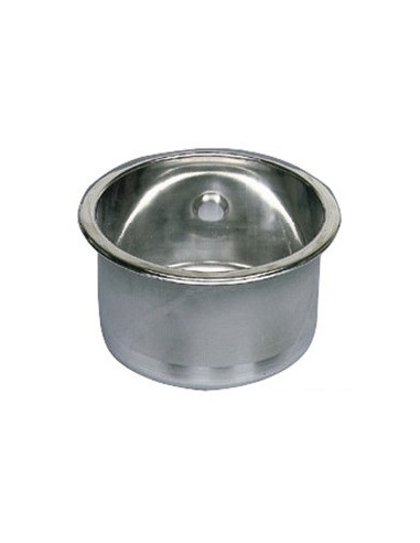 Round stainless steel sink Ø 285 mm -  - 5018735+5018696