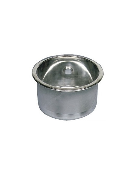 Round stainless steel sink Ø 285 mm -  - 5018735+5018696