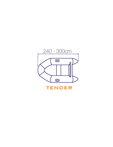 Tender cover 240/300 cm «TENDER» - Inflatables and Accessories - O2224300