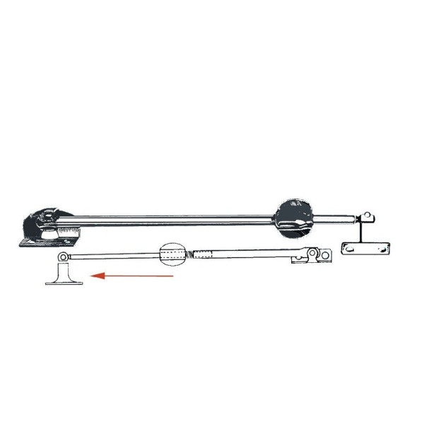 Hatch stay - Ironware - 3828100