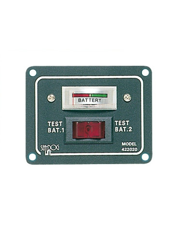 PANEL WITH TESTER FOR 2 BATTERIES