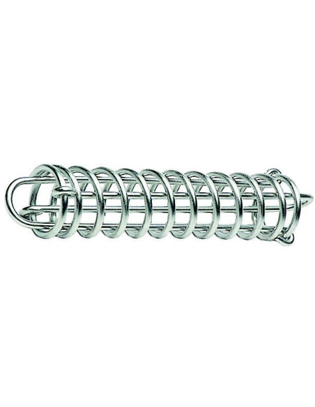 Molla per ormeggio in acciaio INOX lucidato. molle per ormeggio inox ad alta resistenza. molle per Ancoraggio e Ormeggio