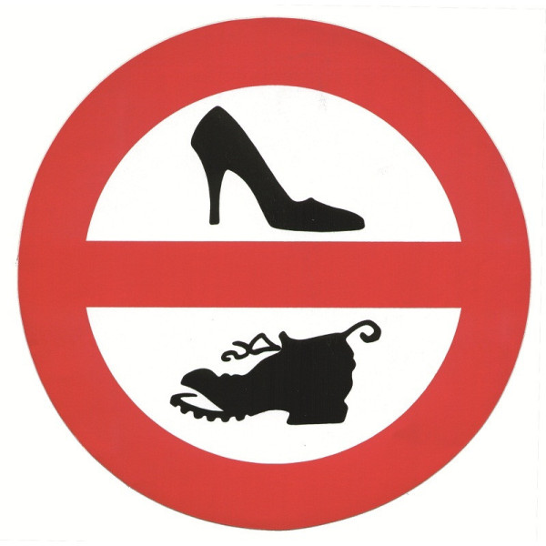 Divieto autoadesivo NO WALKING - COMFORT & ARREDO - 0700010