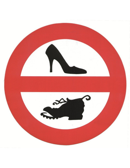 Divieto autoadesivo NO WALKING - COMFORT & ARREDO - 0700010