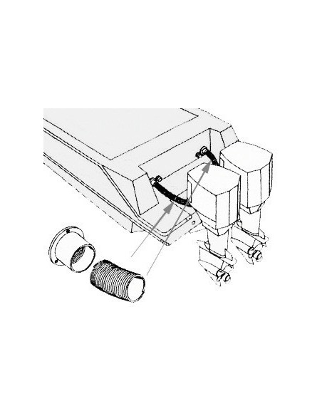 Flexible pipe to connect central unit to remote valves - Engine Accessories - 1610438