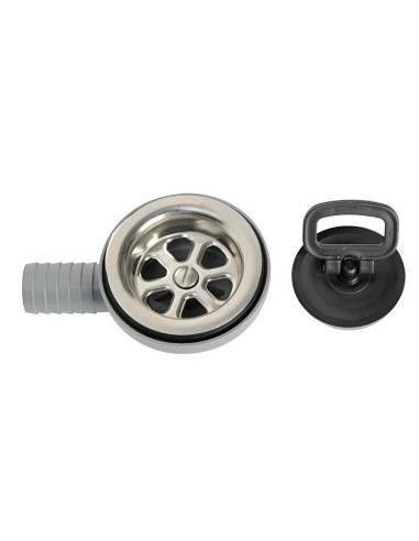 Fitted with 90° side drain outlet - Fittings camper - 5018696