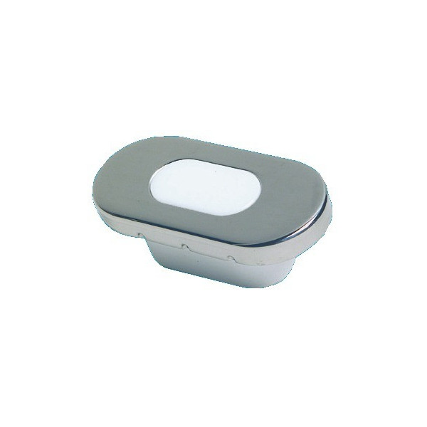 Luce di cortesia in policarbonato con frontalino in acciaio inox - Lighting - 1317801