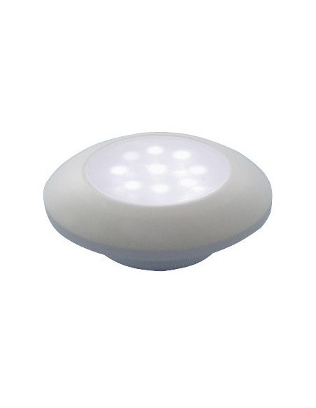 Luce di cortesia LED stagna in ABS bianco - Illuminazione - 1317901