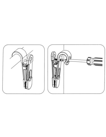 Fixing clip for various objects - COMFORT ON BOARD - 3435800