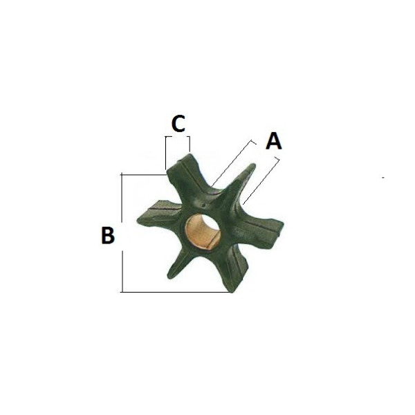 Girante per motori YAMAHA/MARINER - Motonautica e Acc. Motore - 5240004 2
