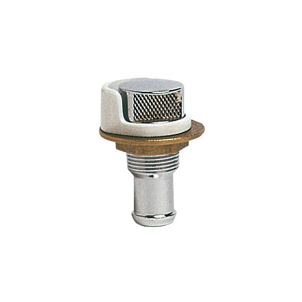 Sfiato carburante in ottone cromato 2