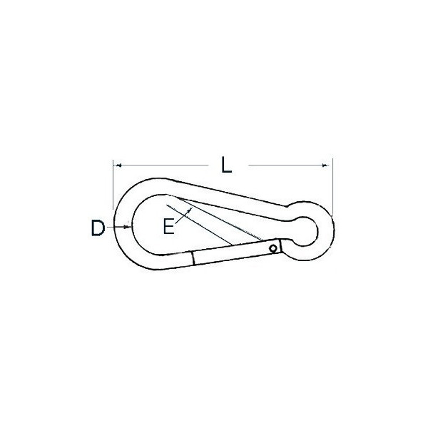 Snap-hooks with flush closure - Ironware - 0919005 2