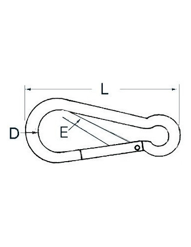 Snap-hooks with flush closure - Ironware - 0919005