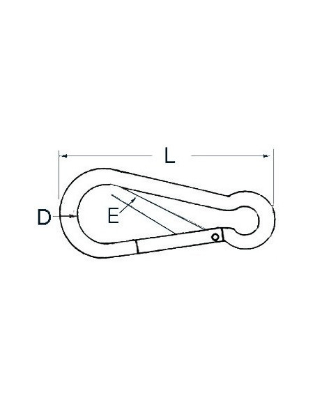 Snap-hooks with flush closure - Ironware - 0919005