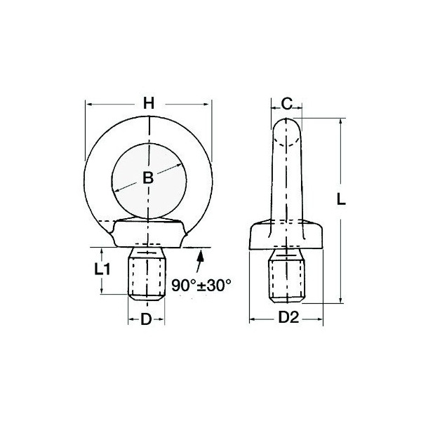 Forged eyebolt - Ironware - 3915806 2