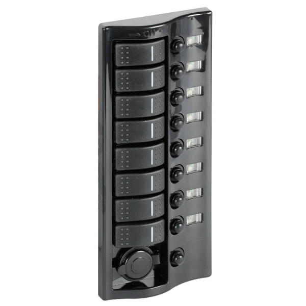 Electric panel with flush switch - Electricity - 1484309