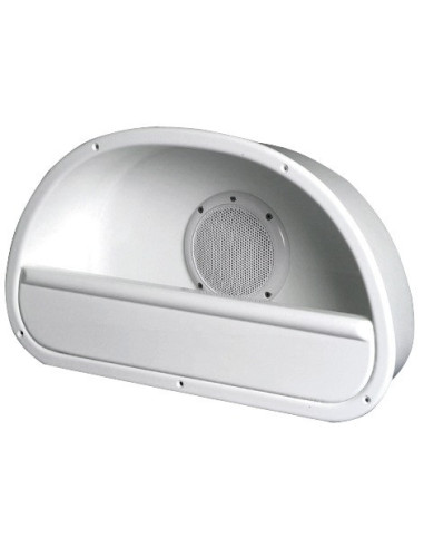 Tasca laterale portaoggetti in ABS predisposta per montaggio casse stereo - cassonetto laterale portaoggetti