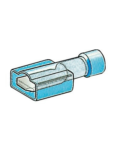 10 Faston completamente preisolati da 6,3 mm - Elettricità - 1418555