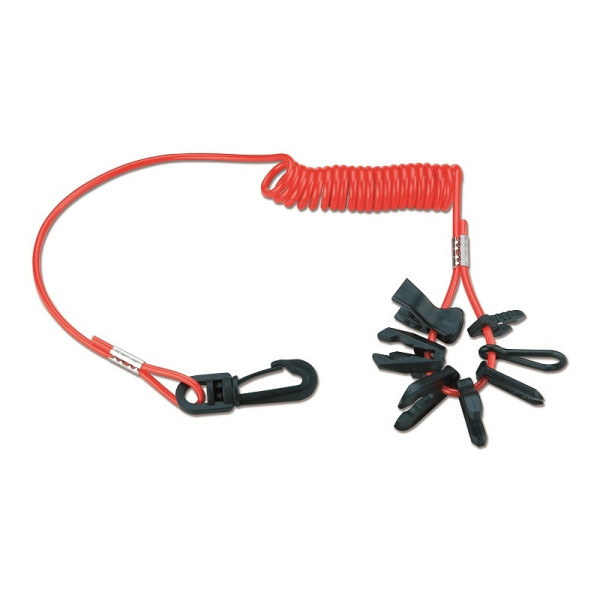 Kit di 10 chiavette di sicurezza per motori fuoribordo - Elettricità - 1420310
