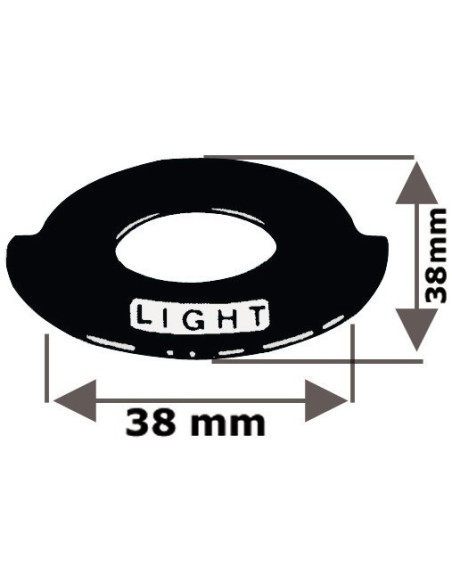 Self-adhesive plate - Electricity - 1491601
