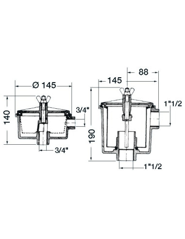 Filtro defangatore per acqua motore - Motonautica e Acc. Motore - 1765201