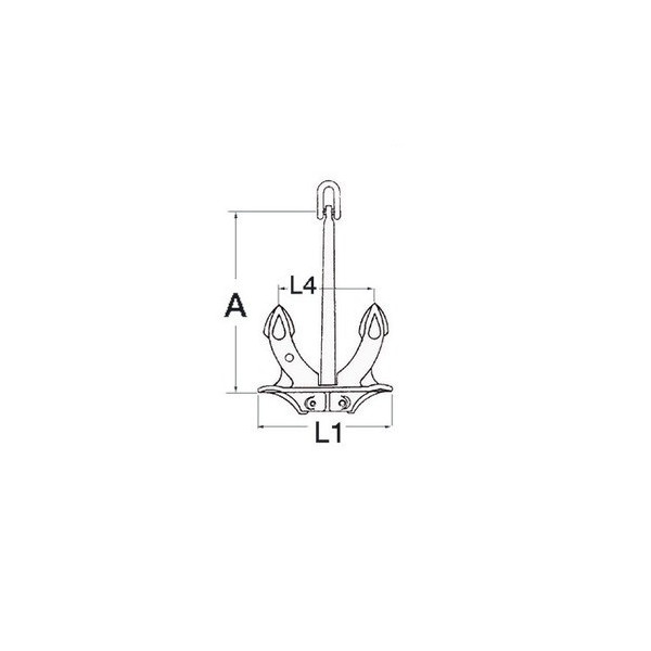 Hall anchors made of cast iron - Anchorage and Docking - 0114225 2