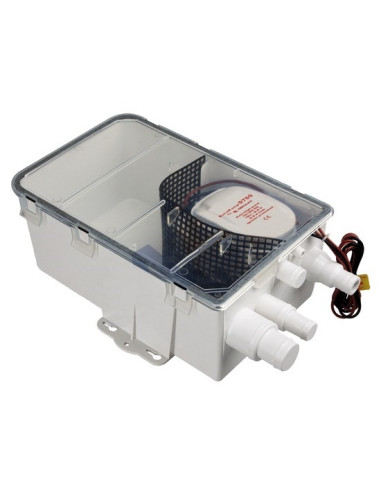 Pozzetto di raccolta acque grigie, completo di pompa automatica Europump Auto  - WC marini e accessori - 1613012