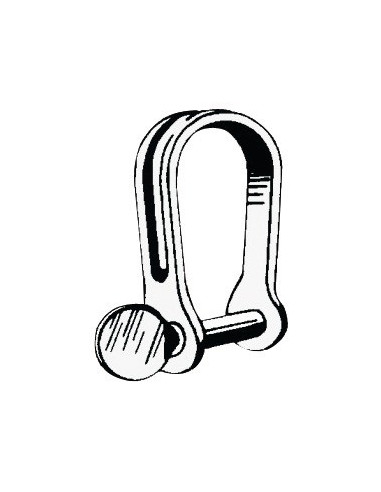 Stainless Strip Shackles (D-form) - Ironware - 0886504