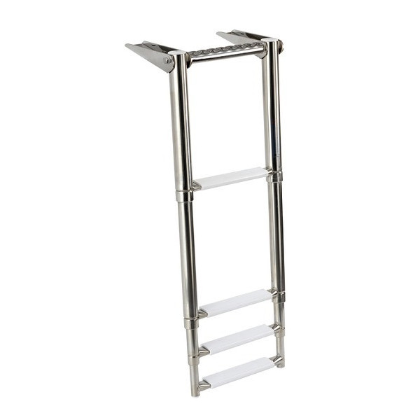 Gangplank telescopic ladder with built-in handle - 4 steps- Anchorage and Docking - 4955304