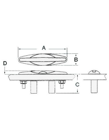 Precision cast push-up cleats - Ironware - 4013601