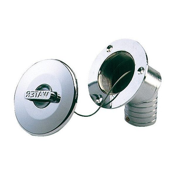 Chromed brass deck filler - 30° angle joint - DECK EQUIPMENTS - 2066708