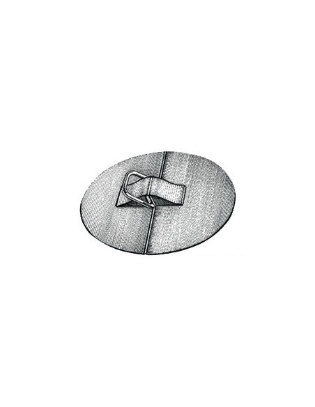 D rings in EPDM with stainless steel ring ø 100 mm - Inflatables and Accessories - 6600600