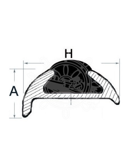 Flexible PVC inserts 25 mm - 24 mt - Anchorage and Docking - 4448527