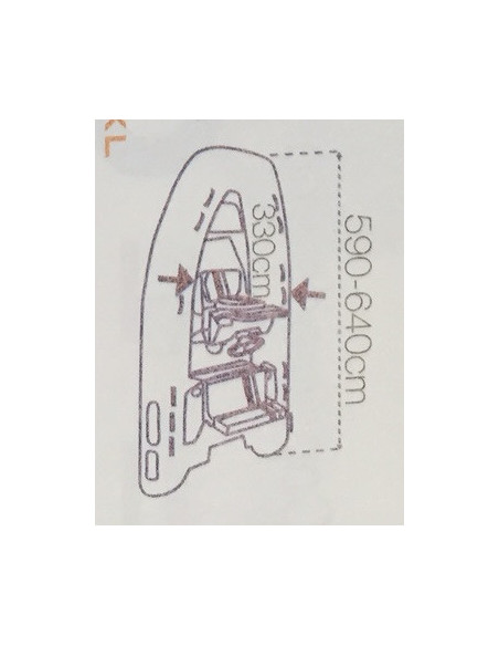 Tender cover "Covy Line" TG. XXL 590/640 cm - Inflatables and Accessories - O2238710