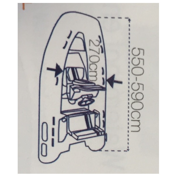 Tender cover "Covy Line" TG. XL 550/590 cm - Inflatables and Accessories - O2229650 2