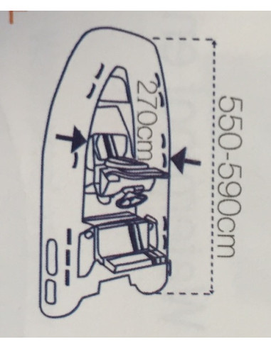 Tender cover "Covy Line" TG. XL 550/590 cm - Inflatables and Accessories - O2229650