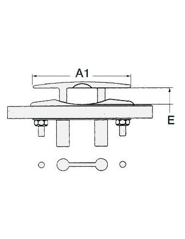 Precision cast push-up cleats - Ironware - 4013601