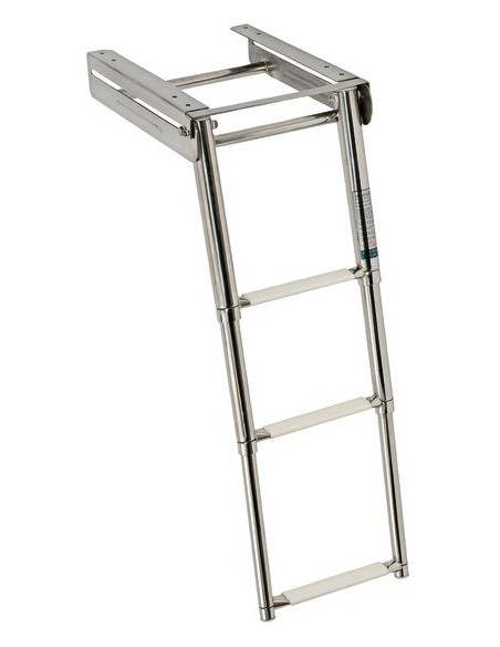 Platform foldable ladder, fitted with telescopic slide - Anchorage and Docking - 4954303