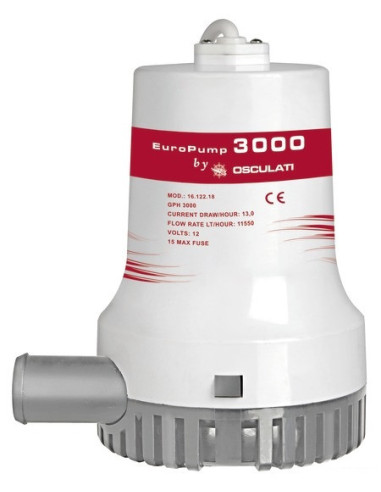 EUROPUMP centrifugal submersible electric pumps - 12V - Pumps 1612202