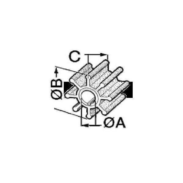Impeller replacement for NAUCO pump - Autoclaves and expansion tanks - 1619404 2