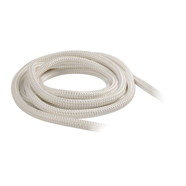 Doppia treccia a 12 fusi in morbido poliestere alta tenacità - BIANCO Ø 6 mm - Cime e accessori - 0646706