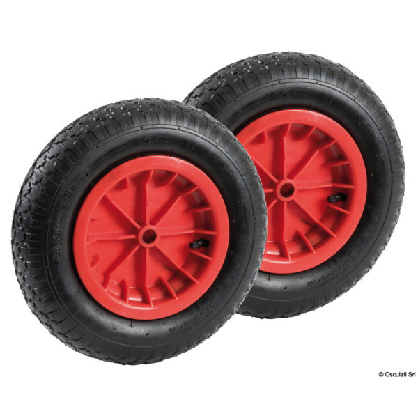 Rubber spare wheels with tire Ø 360 mm - Boat trailer and wheels - o1040000